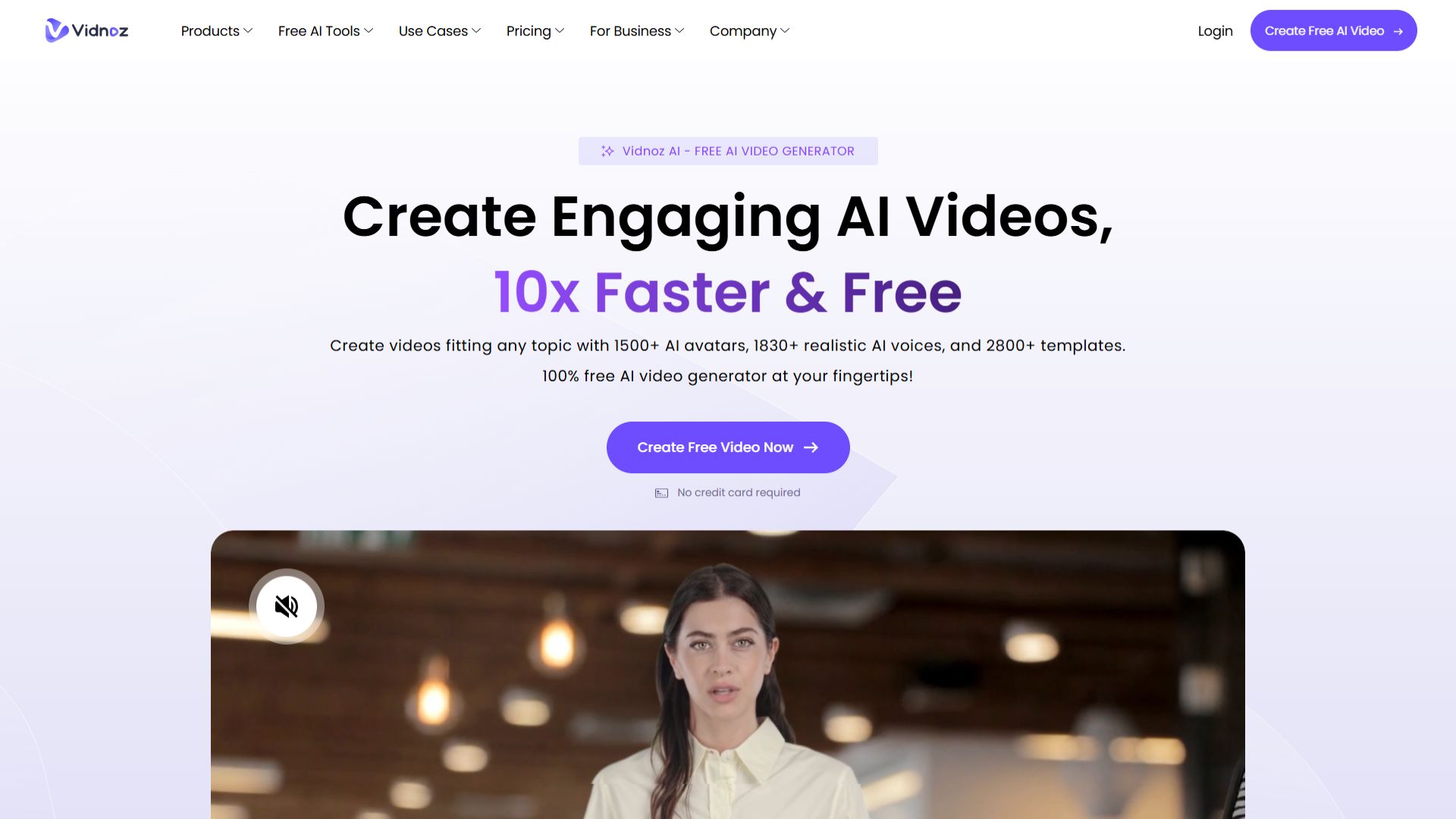 Vidnoz AI review at AIDust.io